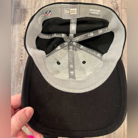 Pittsburgh Steelers NFL New Era Black 39THIRTY Cap - Medium-Large size - Picture 4 of 4